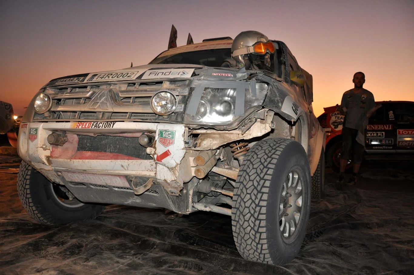 Auto Alberta Gryszczuka i Michała Krawczyka