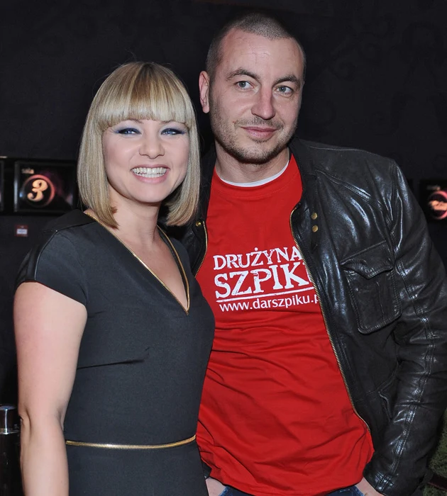 Katarzyna Bujakiewicz z partnerem Piotrem Katarzyna Bujakiewicz z partnerem Piotrem