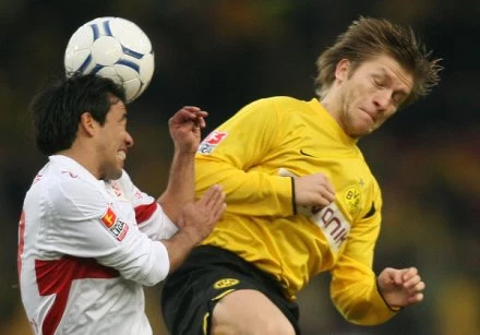 Jakub Błaszczykowski (z prawej)  to jedna z gwiazd Borussii Dortmund