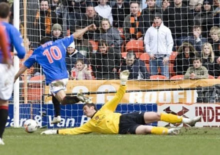 Łukasz Załuska z Dundee United Łukasz Załuska z Dundee United