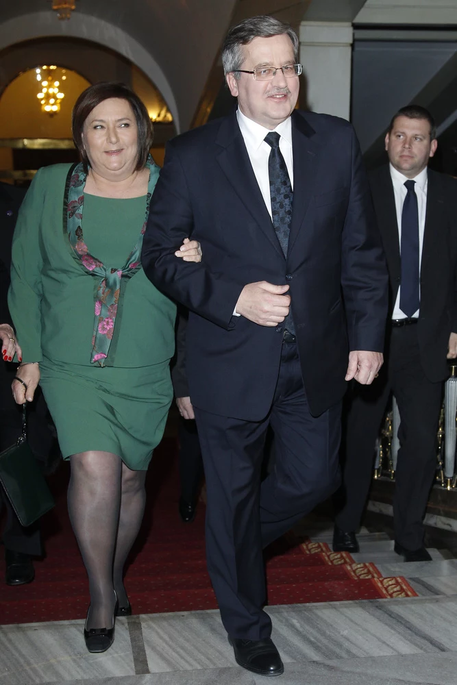 Bronisław Komorowski i Anna Komorowska Bronisław Komorowski i Anna Komorowska