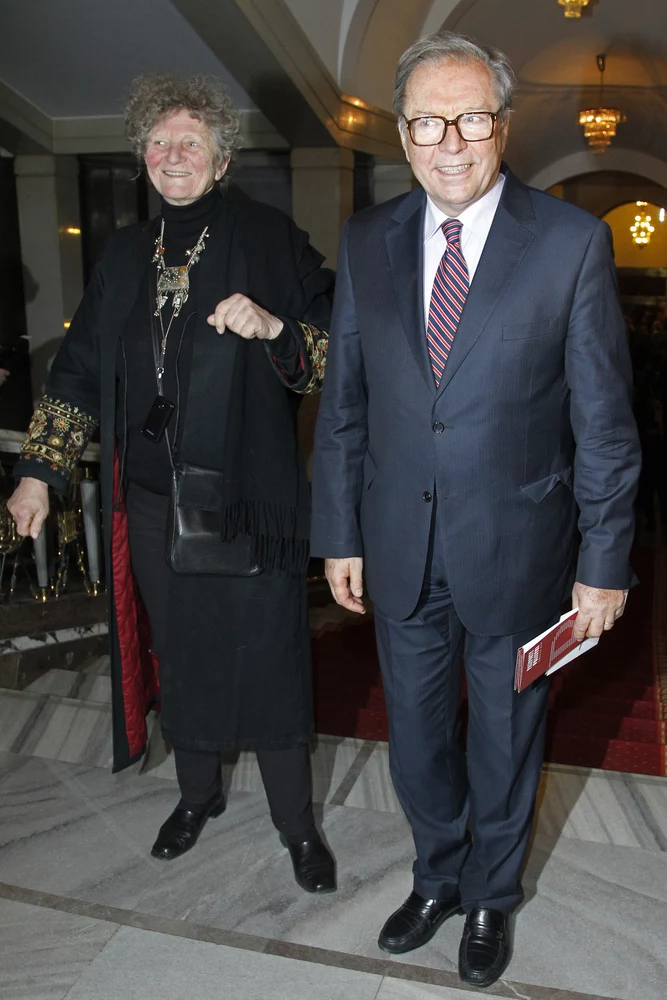 Krzysztof Zanussi i Elżbieta Zanussi Krzysztof Zanussi i Elżbieta Zanussi
