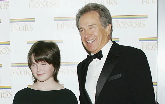 Warren Beatty z córką Kathlyn Warren Beatty z córką Kathlyn
