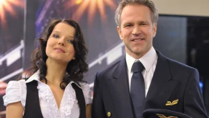 Radosław Pazura i Joanna Jabłczyńska w "Na Wspólnej"