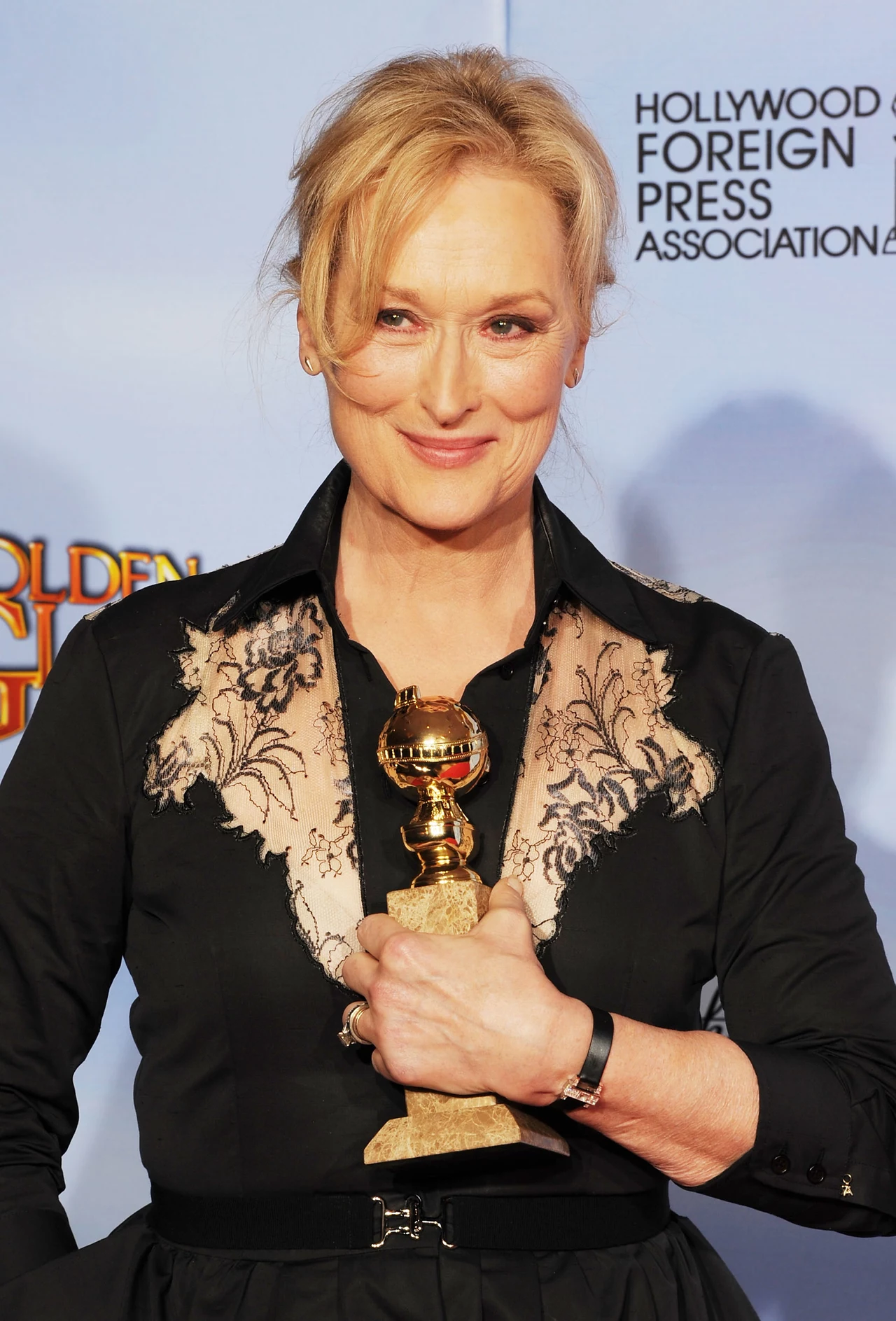 Meryl Streep ze Złotym Globem Meryl Streep ze Złotym Globem