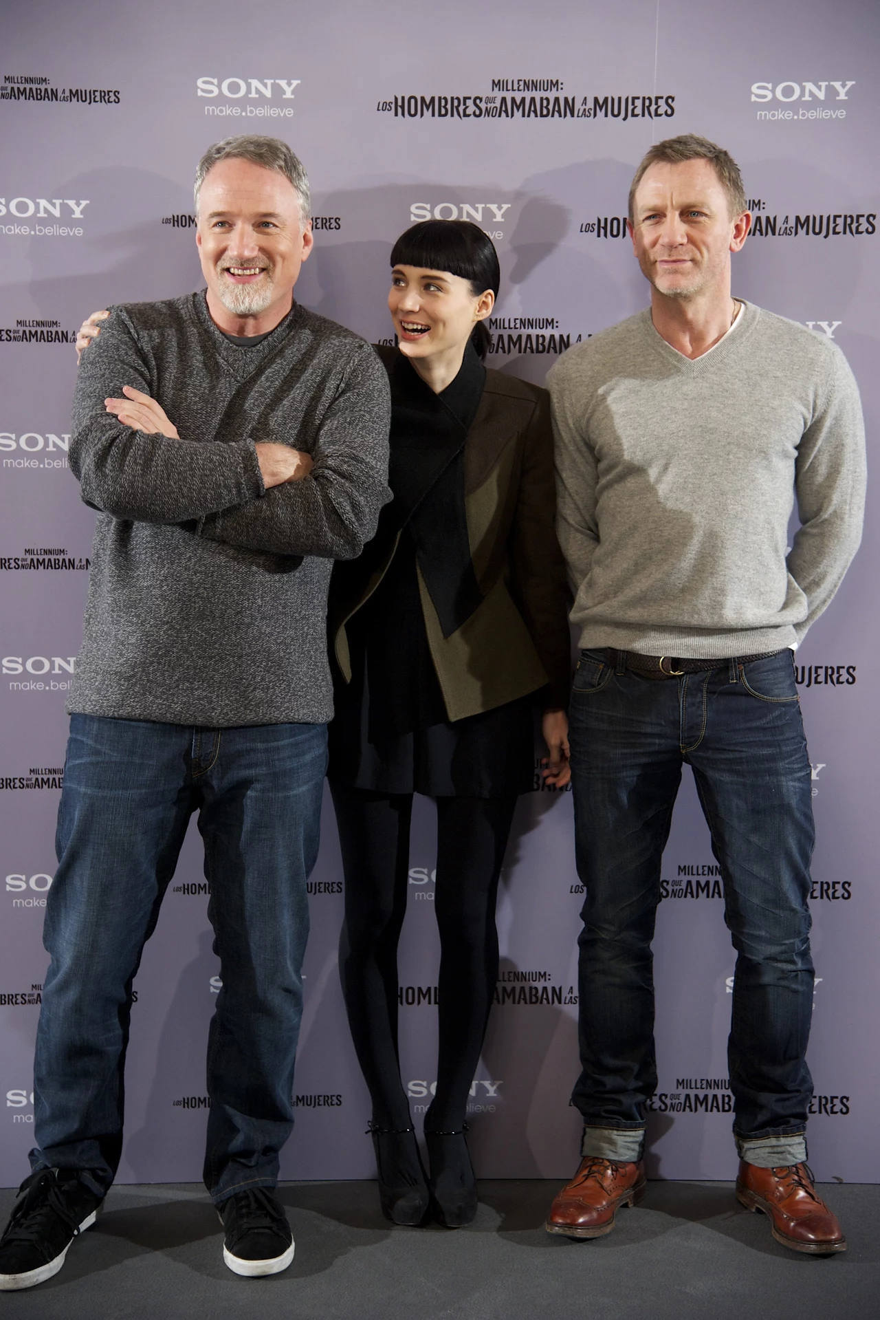 David Fincher, Rooney Mara i Daniel Graig