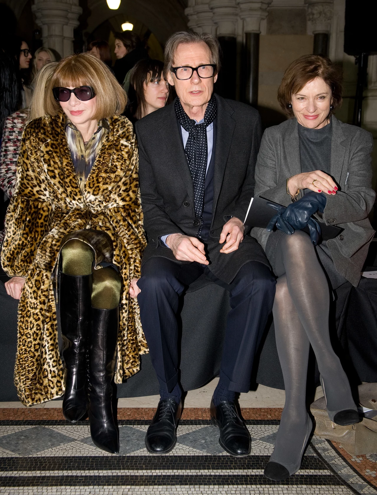 Anna Wintour, Bill Nighy, Diana Quick Anna Wintour, Bill Nighy, Diana Quick