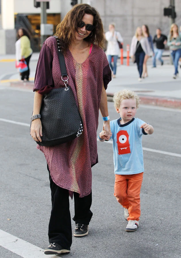 Minnie Driver z synem Henrym. Minnie Driver z synem Henrym.