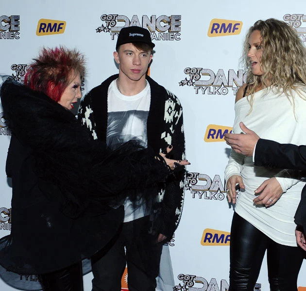 Mazurówna z Alanem Anderszem i Joanną Liszowską, także jurorami "Tylko taniec".