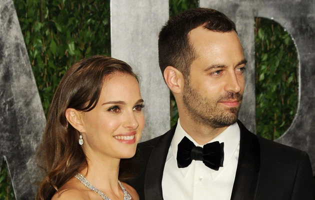 Natalie Portman z Benjaminem Millepiedem. Natalie Portman z Benjaminem Millepiedem.