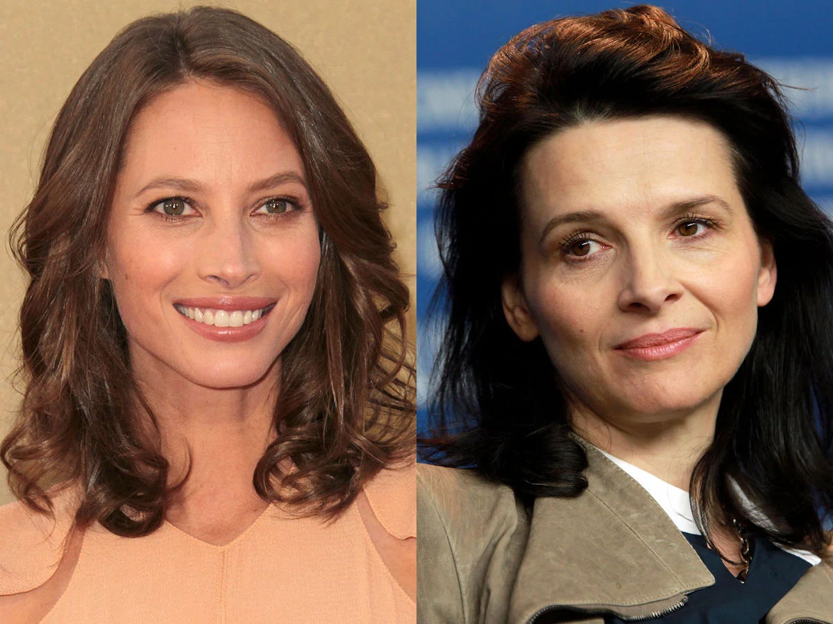 Christy Tutlington i Juliette Binoche Christy Tutlington i Juliette Binoche