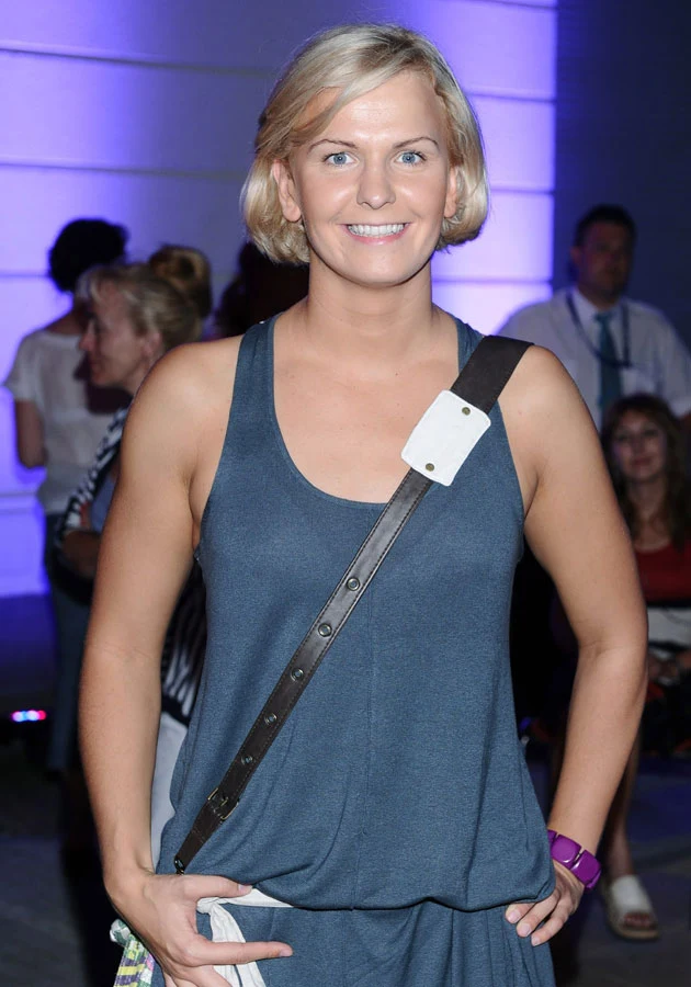 Tak wyglądała Otylia przed zmianą fryzury. Tak wyglądała Otylia przed zmianą fryzury.