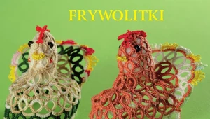 Frywolitkowe wielkanocne kurki