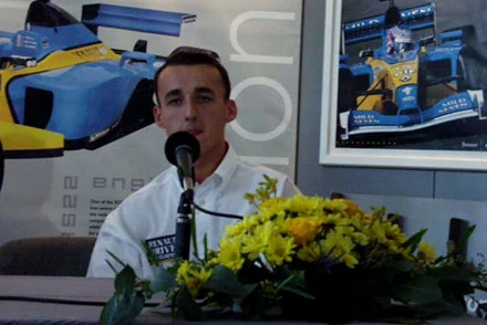 Robert Kubica w 2001 roku Robert Kubica w 2001 roku
