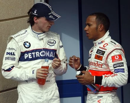 Robert Kubica i Lewis Hamilton Robert Kubica i Lewis Hamilton