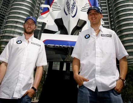 Nick Heidfeld i Robert Kubica Nick Heidfeld i Robert Kubica