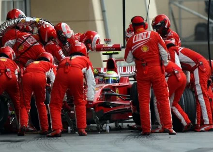 Felipe Massa w bolidzie Ferrari