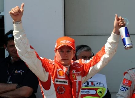 Na takie chwile czeka Raikkonen