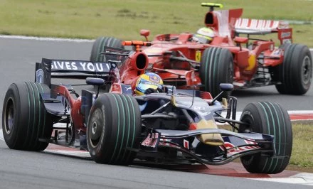 Sebastien Bourdais i Felipe Massa na torze w Japonii