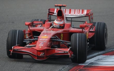 Kimi Raikkonen w akcji