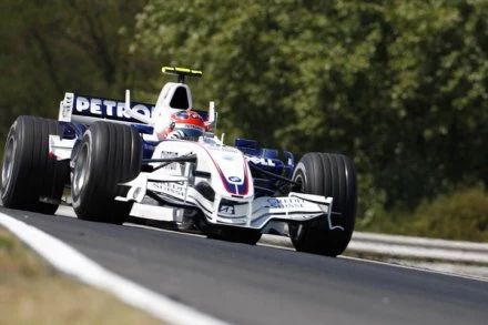 Robert Kubica na torze Hungaroring.