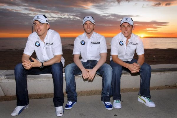 Robert, Nick Heidfeld i Christian Klien (wszyscy BMW-Sauber) doczekali się na start sezonu 2009.