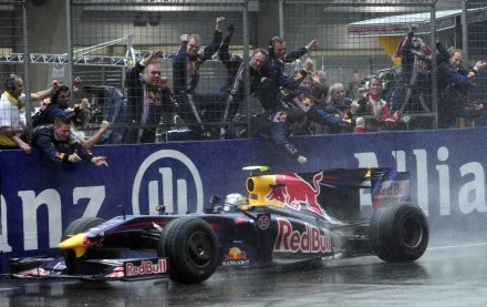 Sebastian Vettel na torze w Szanghaju.