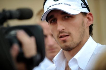 Robert Kubica nie miał zbyt wesołej miny na konferencji prasowej przed zbliżającym się GP