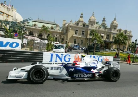 Robert Kubica na ulicznym torze w Monte Carlo.