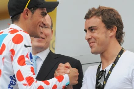 Fernando Alonso i Alberto Contador planują założenie nowej grupy kolarskiej.