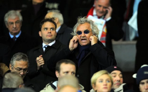 Flavio Briatore na meczu QPR