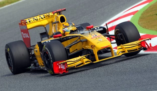 Robert Kubica w bolidzie Renault