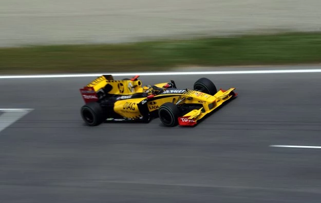 Robert Kubica w bolidzie Renault