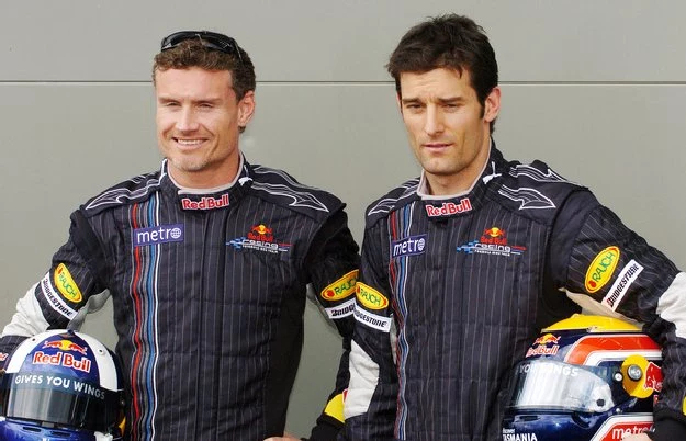 David Coulthard i Mark Webber