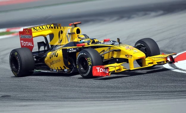 Robert Kubica w bolidzie Renault