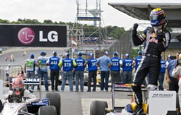 Mark Webber na Interlagos