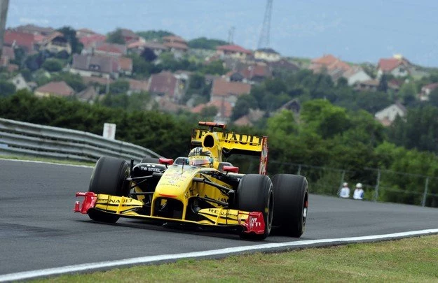 Robert Kubica w bolidzie Renault