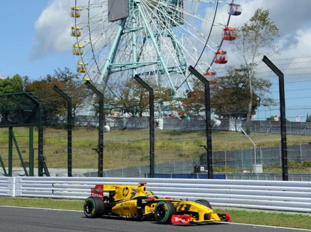 Robert Kubica na torze Suzuka