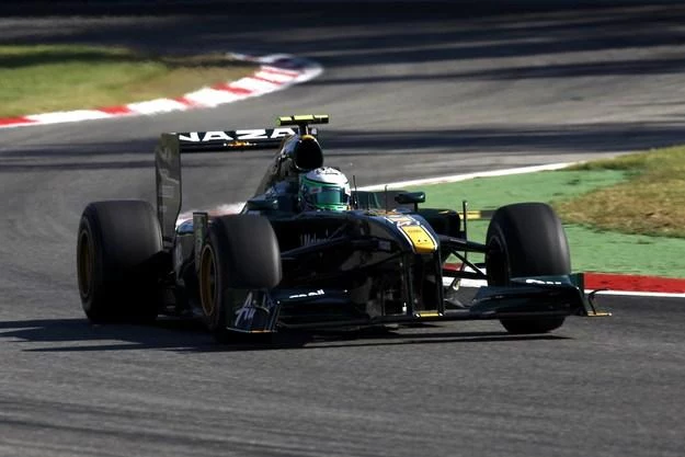 Heikki Kovalainen w bolidzie Lotusa Heikki Kovalainen w bolidzie Lotusa