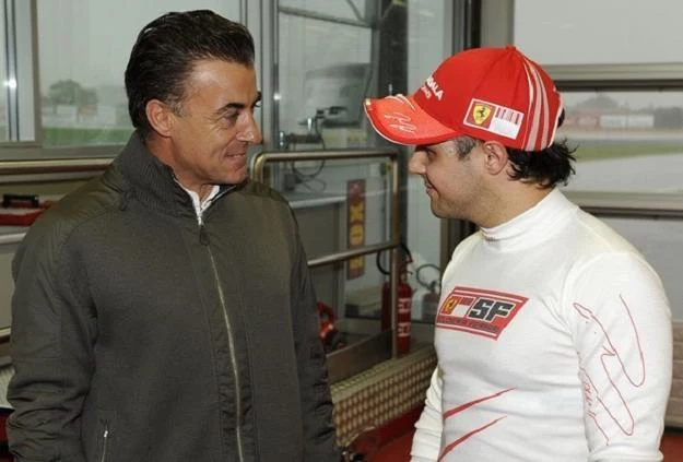 Jean Alesi (z lewej) i Felipe Massa. Jean Alesi (z lewej) i Felipe Massa.