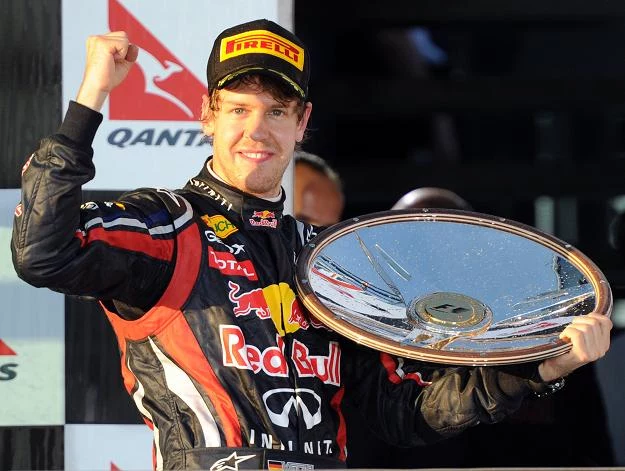 Sebastian Vettel z Red Bull Rancing Sebastian Vettel z Red Bull Rancing