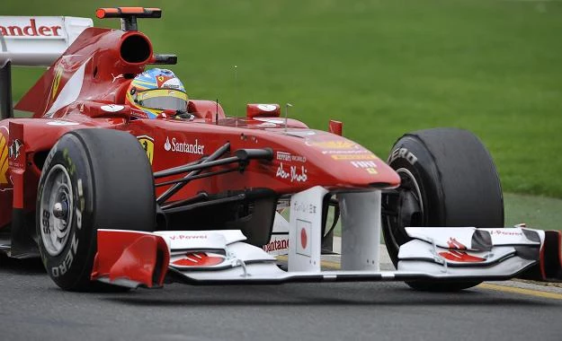 Fernando Alonso podczas GP Australii.