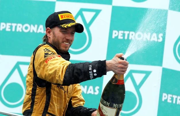 Nick Heidfeld z Lotus Renault