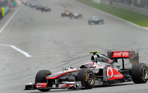 Jenson Button wygrał GP Chin w 2010 roku.