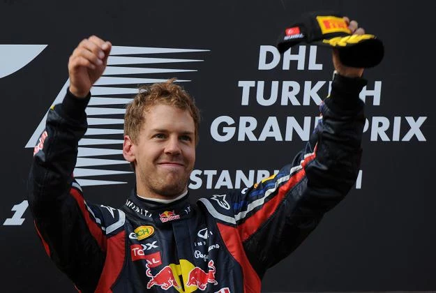 Sebastian Vettel, zwycięzca Grand Prix Turcji