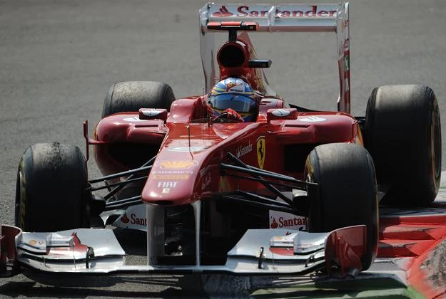 Fernando Alonso w bolidzie Ferrari