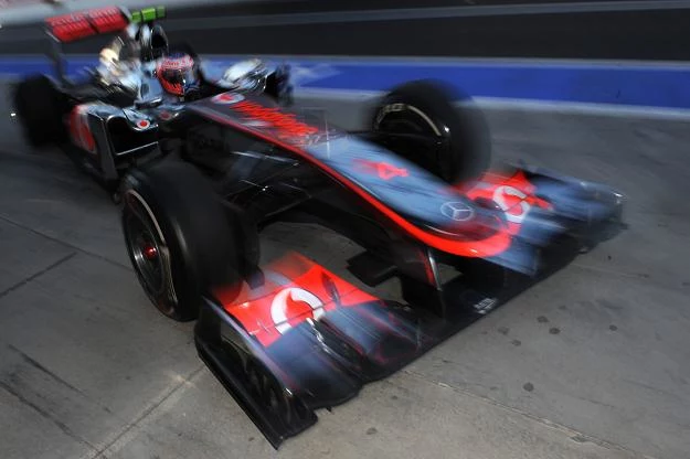 Jenson Button w bolidzie McLaren