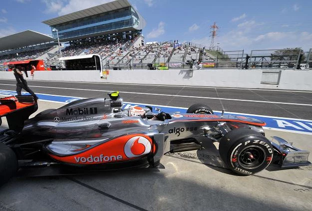 Jenson Button na torze Suzuka