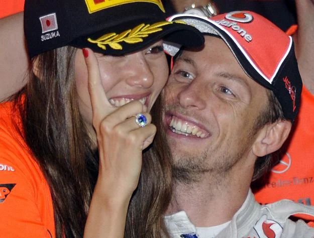 Jessica Michibata i Jenson Button