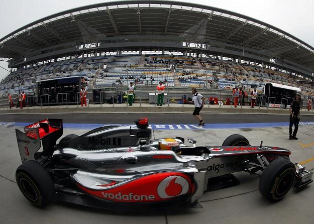 Lewis Hamilton w bolidzie McLaren-Mercedes